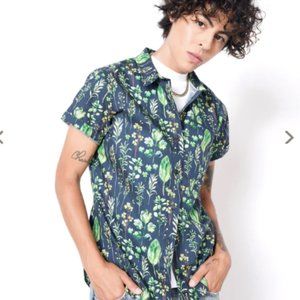 Wildfang Essential Button Up - Leaf Navy